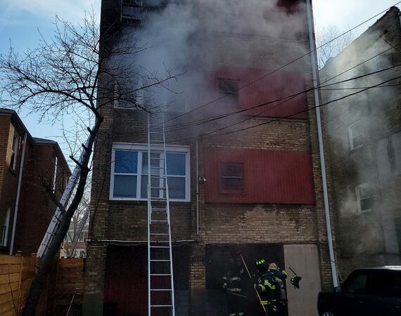 Fire at multi-residential building on Monroe displaces 12 residents